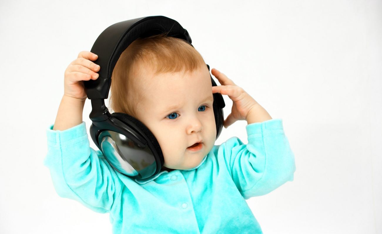 DJ Baby Black Headphones