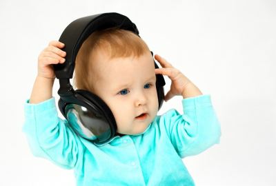 DJ Baby Black Headphones
