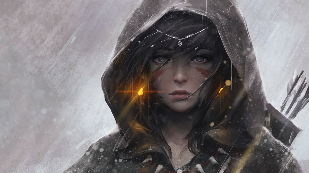 Black Haired Girl Anime Character Anime Girls Wallpaper